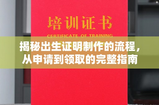 管城揭秘出生证明制作的流程，从申请到领取的完整指南